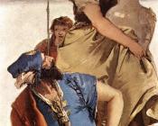 乔瓦尼 巴蒂斯塔 提埃波罗 : A Seated Man and a Girl with a Pitcher